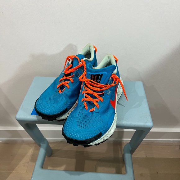 Nike Pegasus Trail 3 (Bue/Orange) Size 10M - Picture 3 of 3